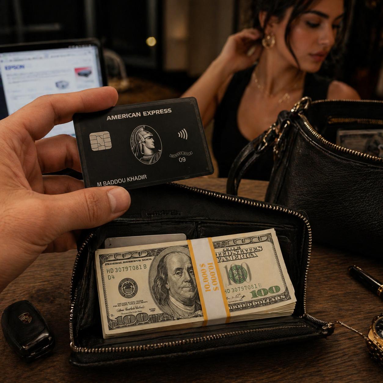 Black centurion AMEX