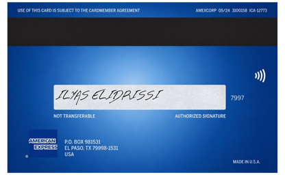 Blue AMEX