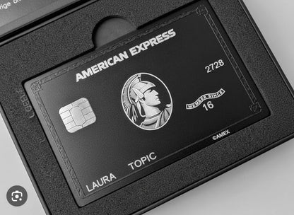 Black centurion AMEX