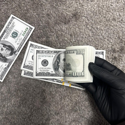 A 1 bundle of 50 banknotes for decoration
