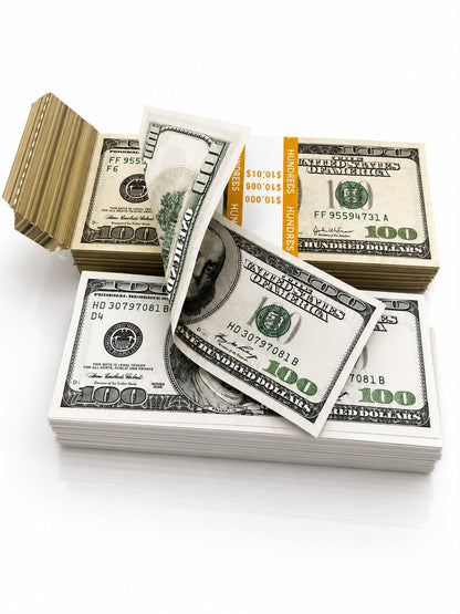 Dollar paper package with special package / 400 dollar sheets, party decorations occasion ....