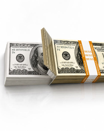 Dollar paper package with special package / 400 dollar sheets, party decorations occasion ....