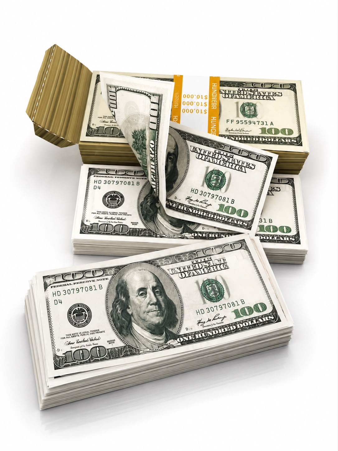 Dollar paper package with special package / 400 dollar sheets, party decorations occasion ....