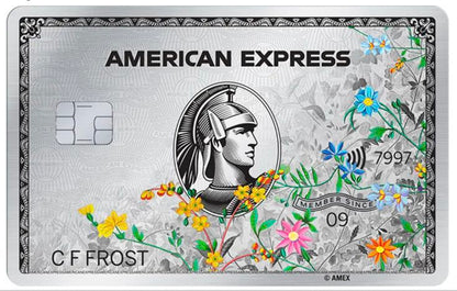 carte AMEX PLATINUM FLOWE avec 50 billets de 100 dollars